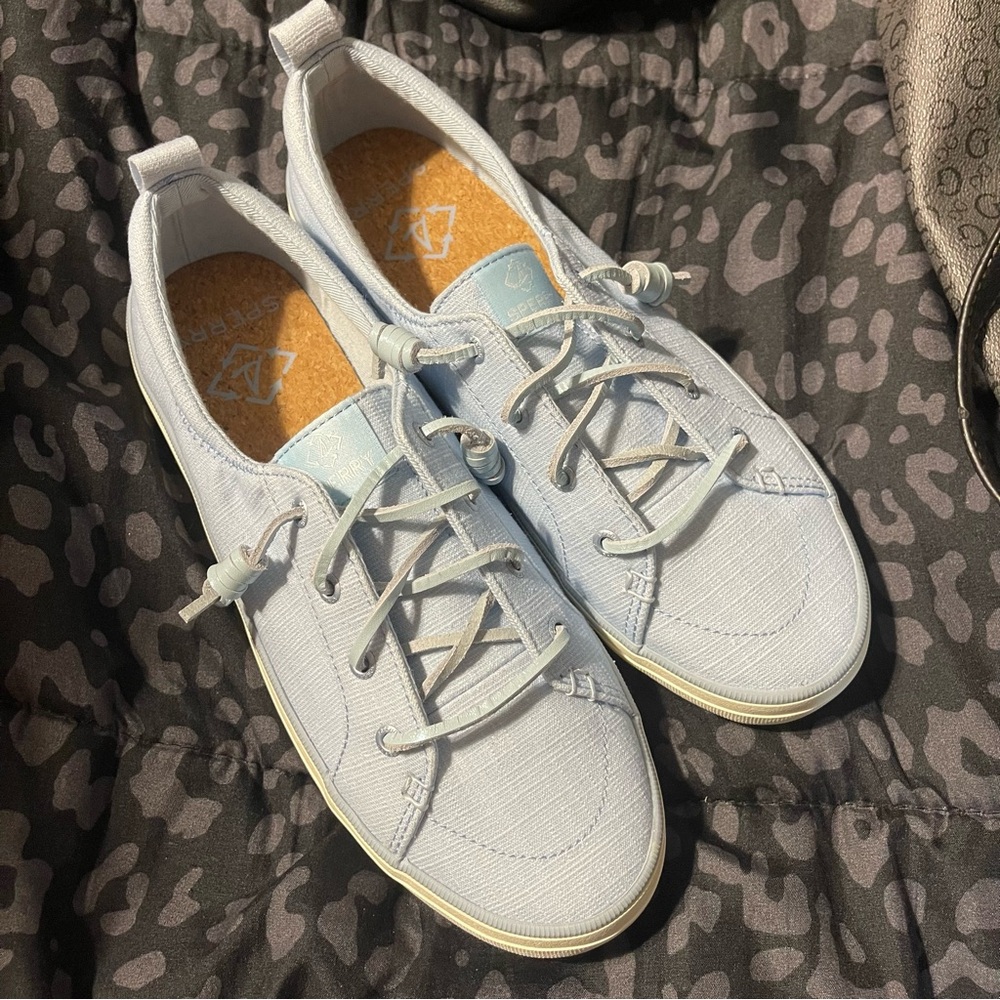 Sperry Light Blue Casual Women's Shoes